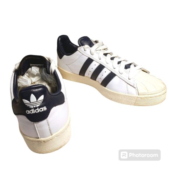 Adidas Classic Unisex Shell Toe Leather Sneakers Women's 7.5 Men's 6.5 - Picture 3 of 12